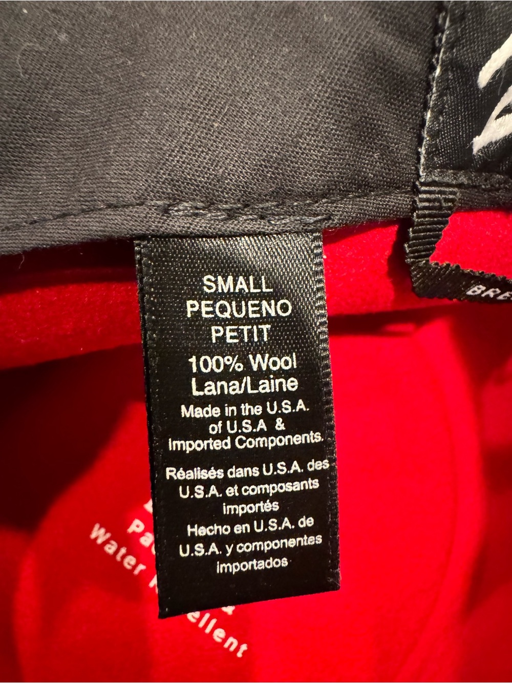 Red Wool Felt Pork Pie Hat with Black Band - Picture 7 of 9